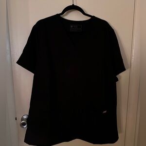 Figs Men's Short Sleeve Black Tee